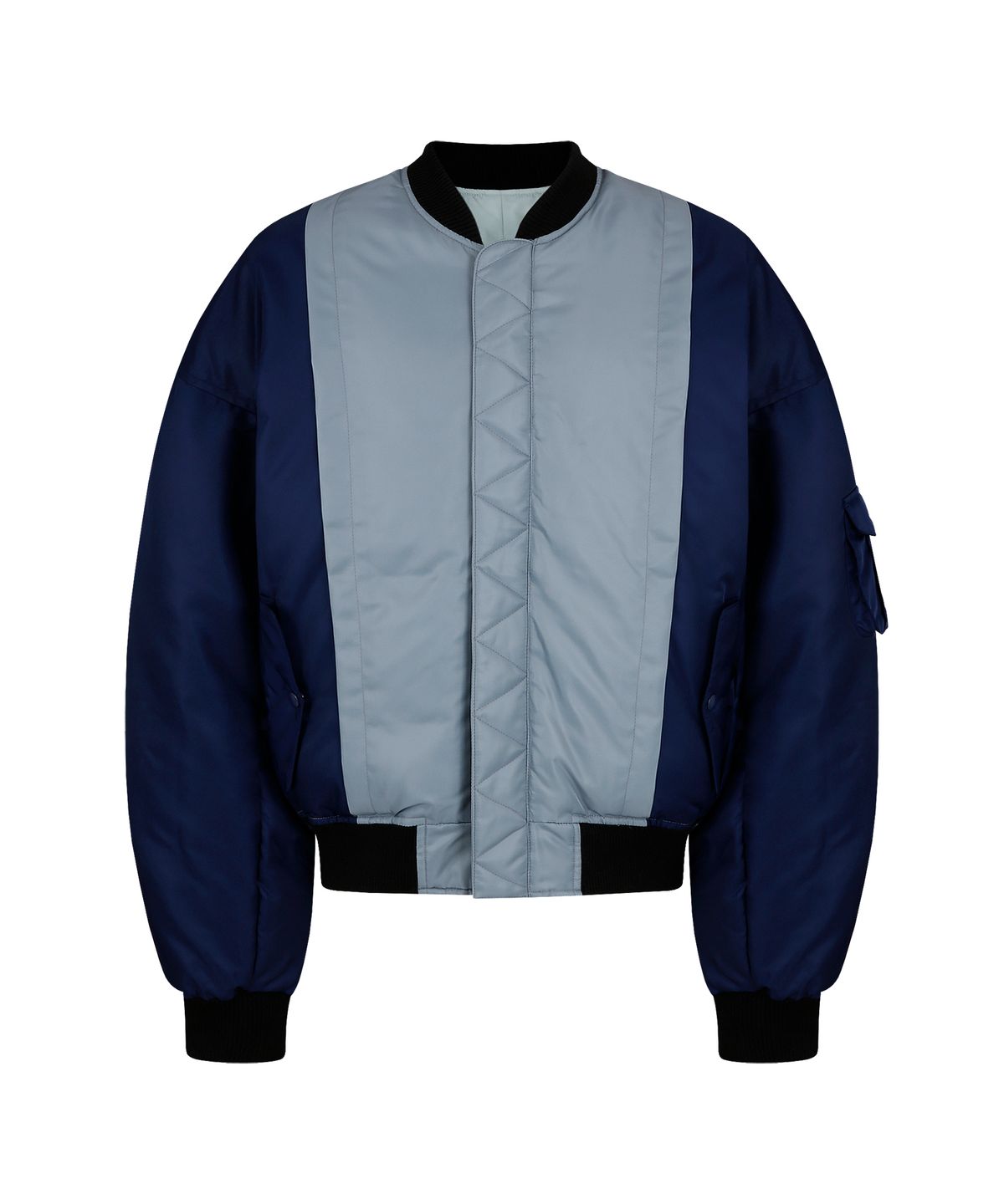 홍우성(HONGWOOSUNG) REVERSIBLE MA1 DOWN BOMBER_PURPLE&NAVY
