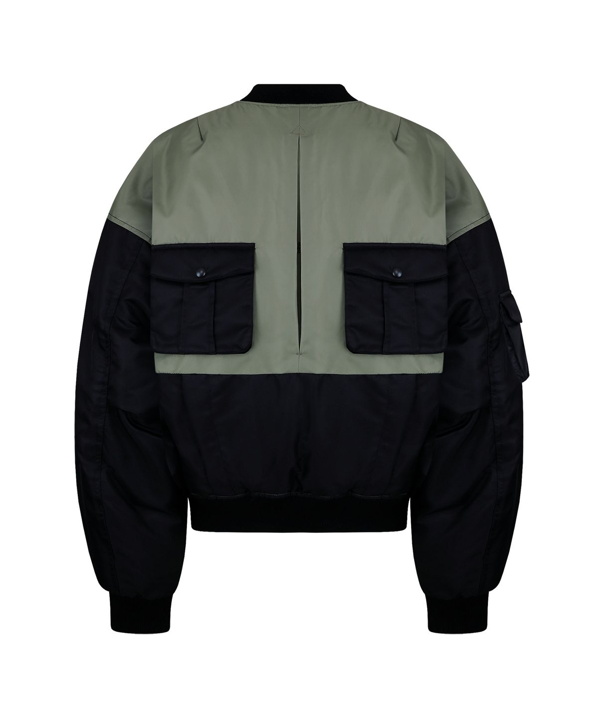 홍우성(HONGWOOSUNG) REVERSIBLE MA1 DOWN BOMBER_BROWN&BLACK