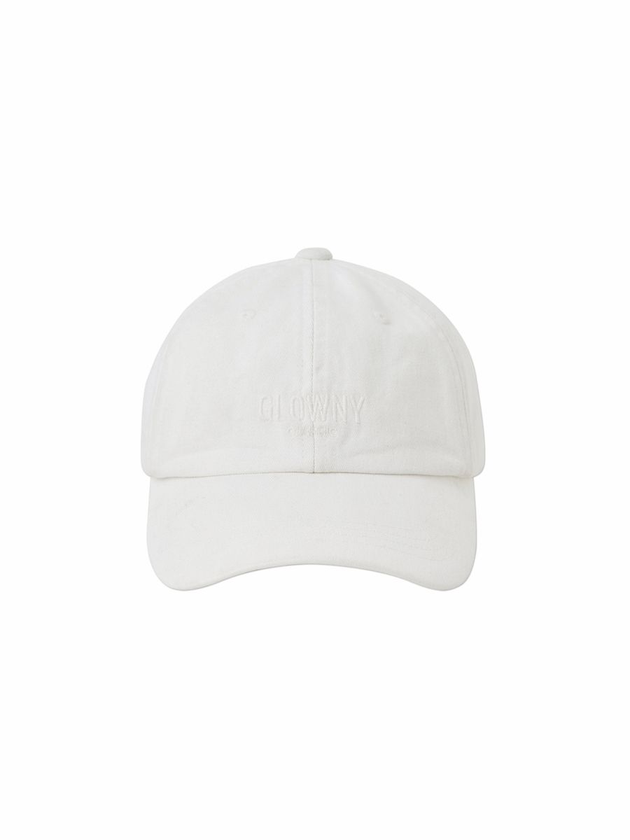 ★送料・関税込★GLOWNY★G CLASSIC WASHED BALL CAP★ MUSINSA公式 | GLOWNY G CLASSIC WASHED BALL CAP (WHITE)