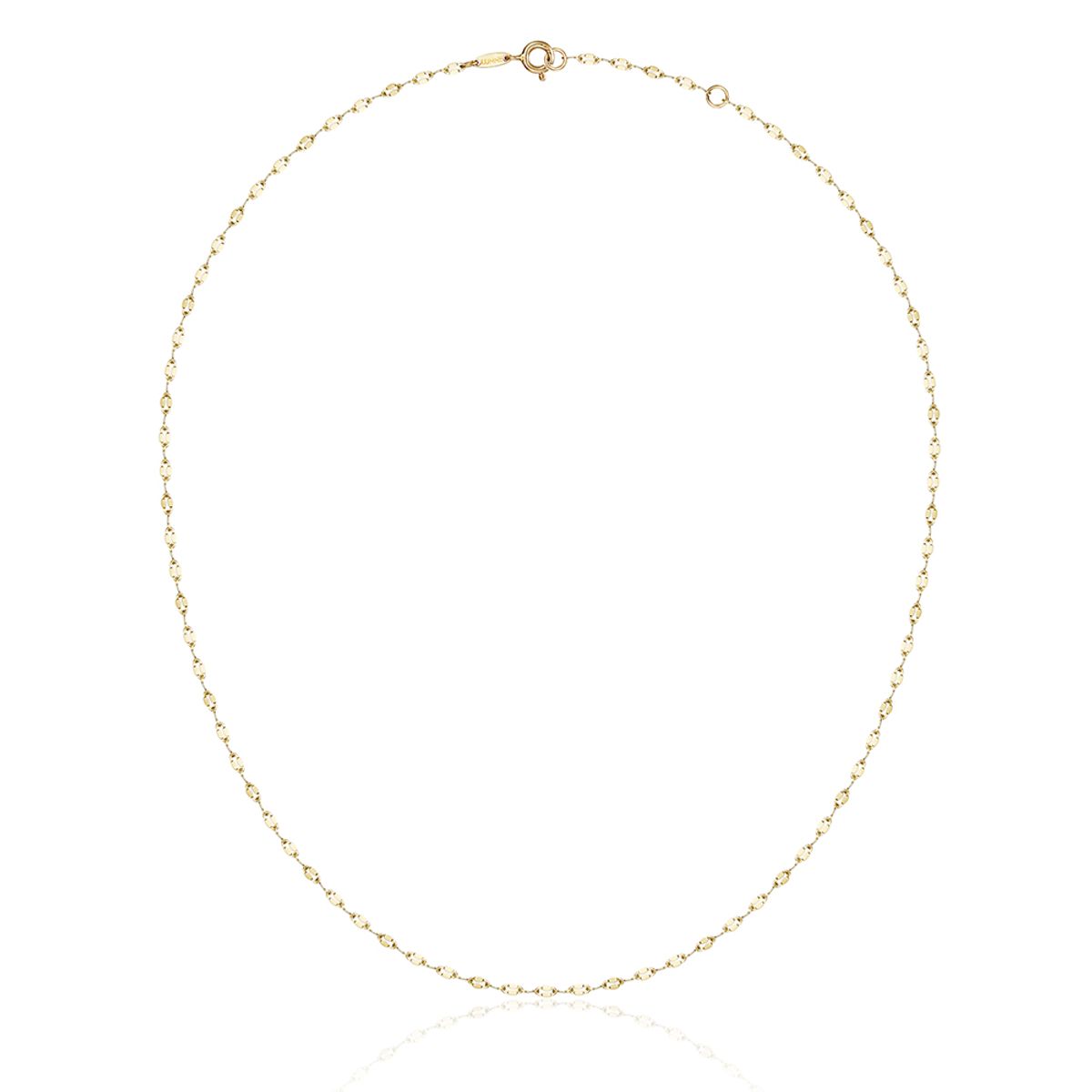 룬느(LUNNE) 14K 치르르 컷팅 체인 목걸이 (14K골드) #NE06