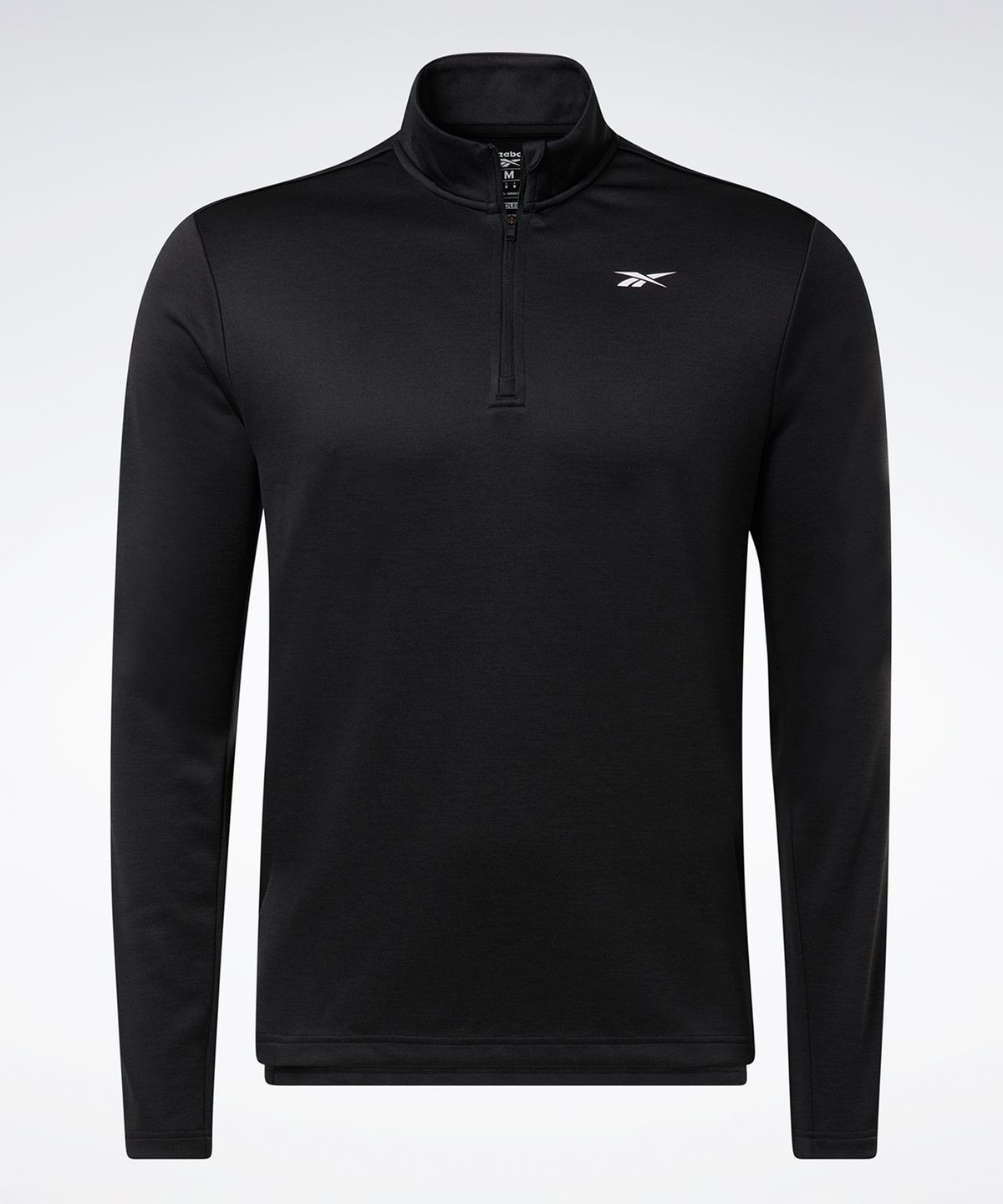 리복(REEBOK) Workout Ready Quarter-Zip 롱슬리브 - 블랙
