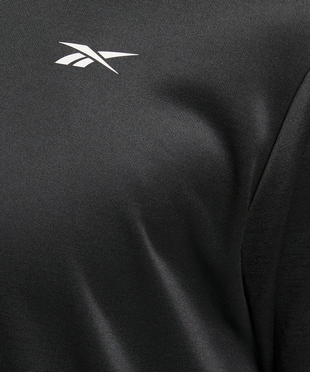 리복(REEBOK) Workout Ready Quarter-Zip 롱슬리브 - 블랙