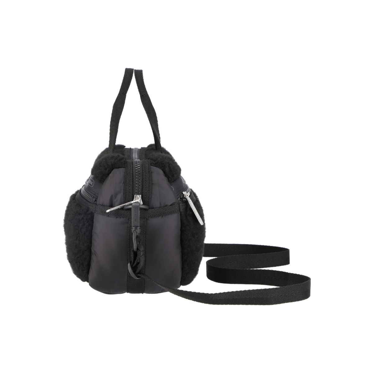 레스포색(LESPORTSAC) 블랙 셰르파 퍼피 미니 더플백 [4080.C495]