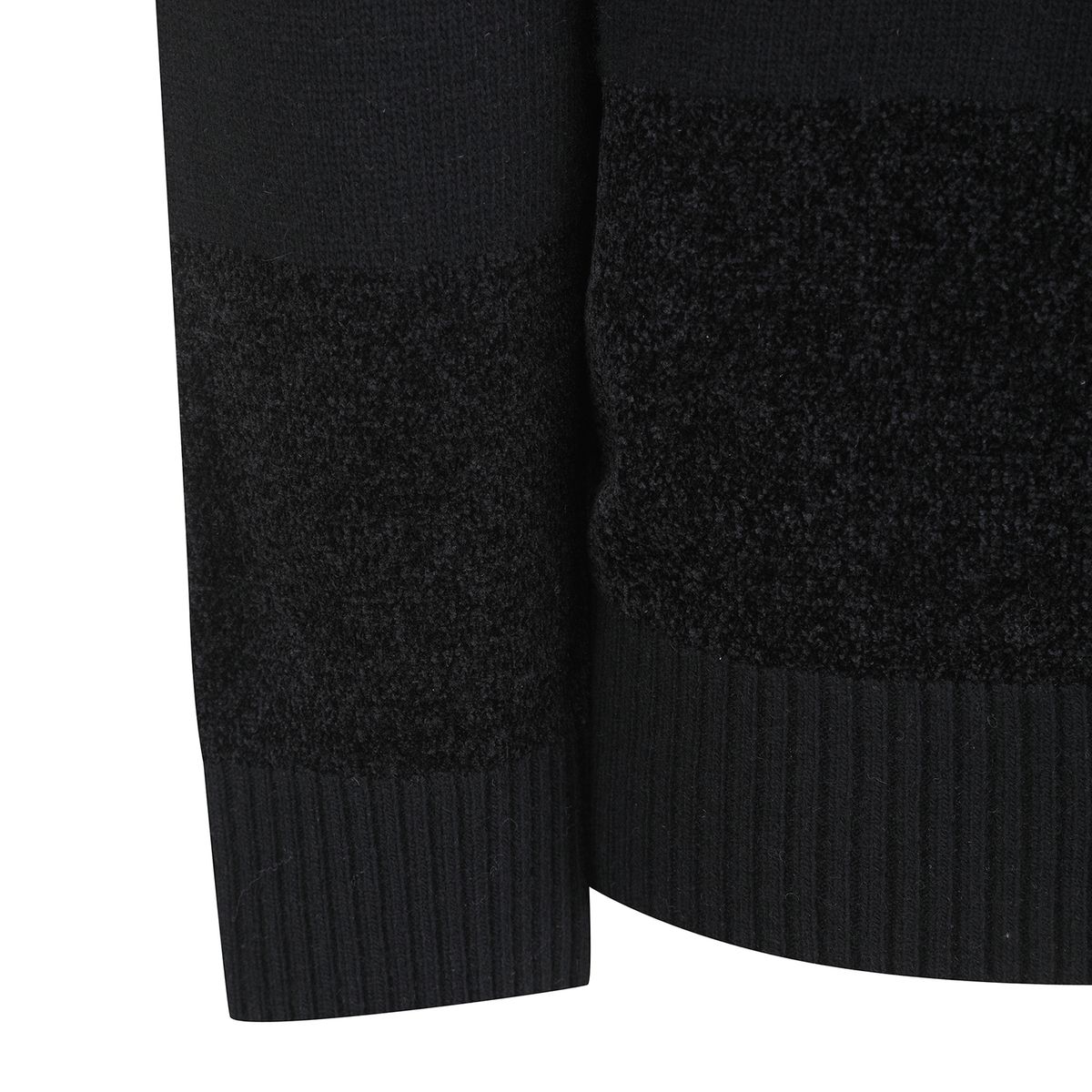 어뉴골프(ANEW GOLF) MEN KNIT BLOCK HIGH NECK SWEATER_BK