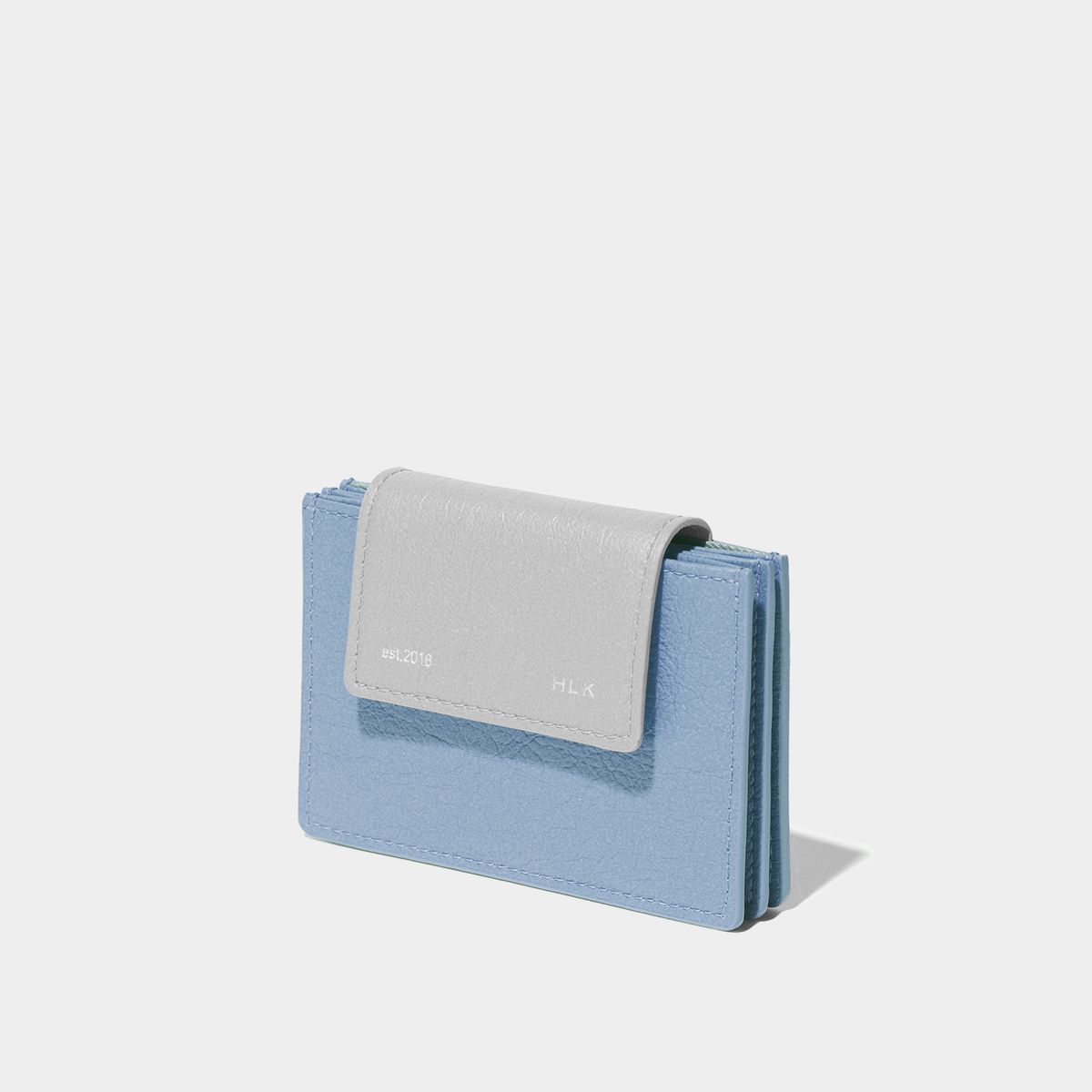 할리케이(HARLIEK) 세미 플립 카드지갑 / Sami Flip Card Wallet [Blue Gray]