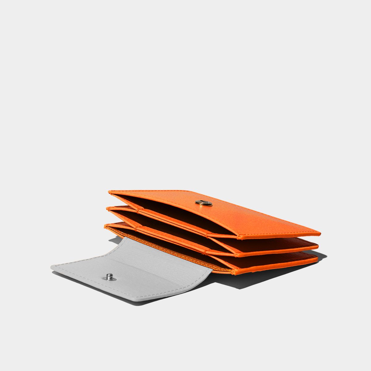 할리케이(HARLIEK) 세미 플립 카드지갑 / Sami Flip Card Wallet [Orange Gray]