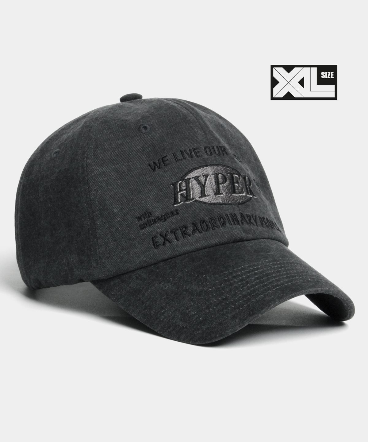 플래토(PLATEAU) 빅사이즈 볼캡 XL HY CAP DARK GREY