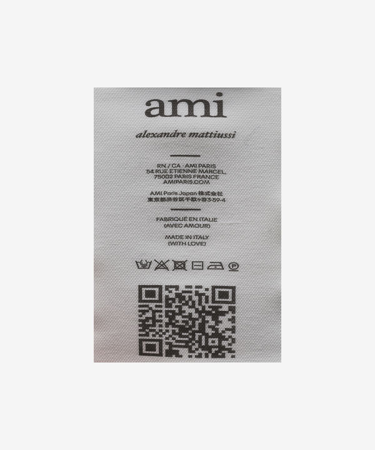 아미(AMI) 하프 지퍼 니트 - 네이비 / UKS633KN0022430
