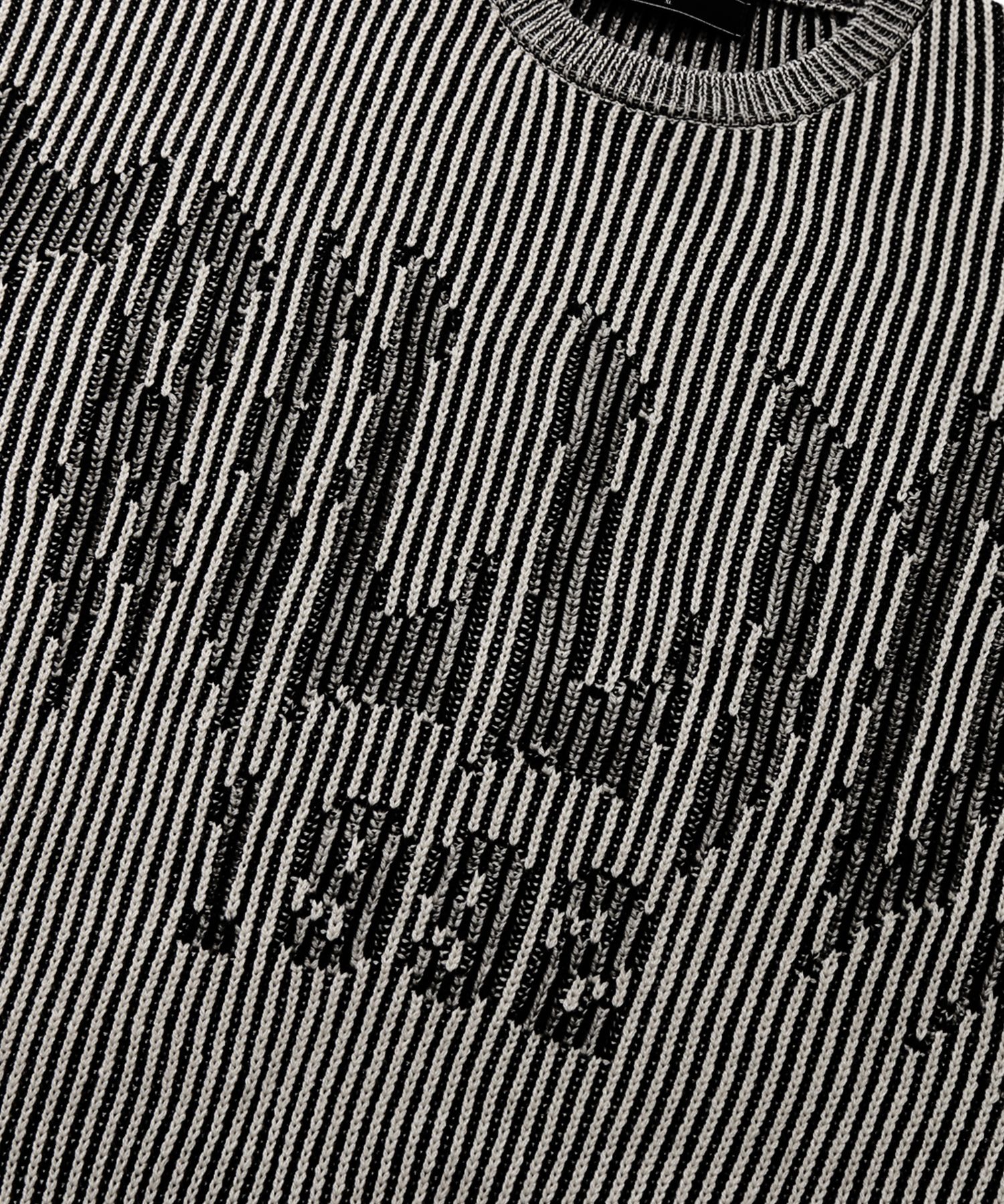 ★関税込★TRILLION★WASHABLE TWO TONE CREW NECK GRAPHIC KNIT MUSINSA | TRILLION Washable two-tone crewneck graphic knit