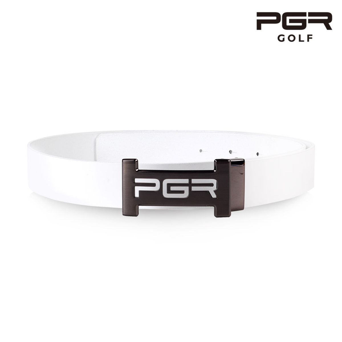 피지알(PGR) 소가죽 스포츠 벨트 화이트 PGB-330