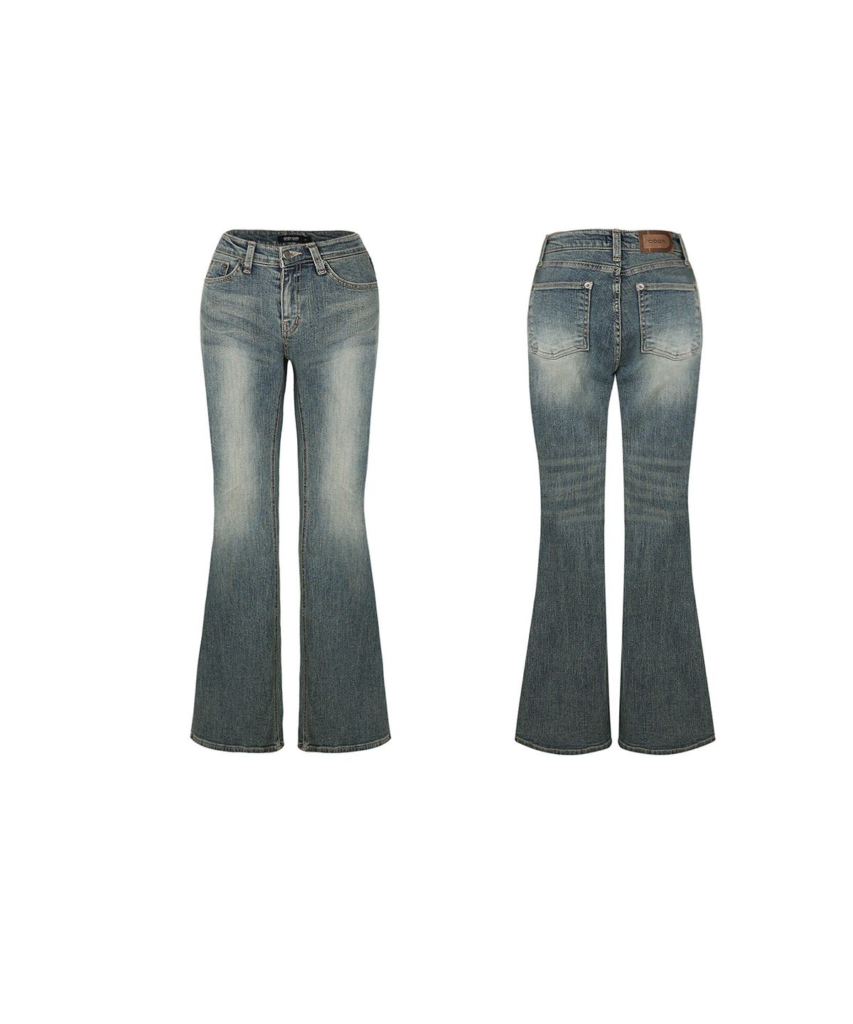 오도어(ODOR) Vintage raw jean in blue