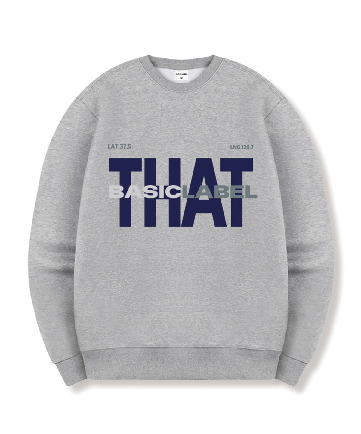 베이직라벨(BASIC LABEL) Type That Oversized Sweatshirt 5 Color [BLBM_1004]