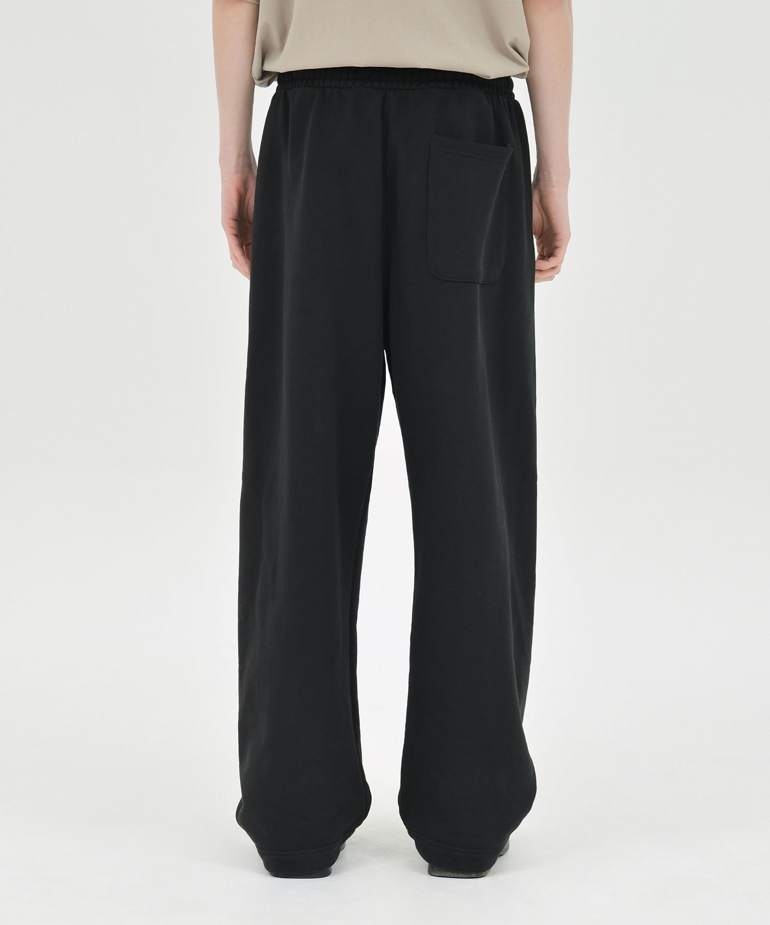 【BAON】Neraki Incised Strap Bermuda Sweatpants men's pants (sweatpants) Iron Maiden - Eddies - Black - 686