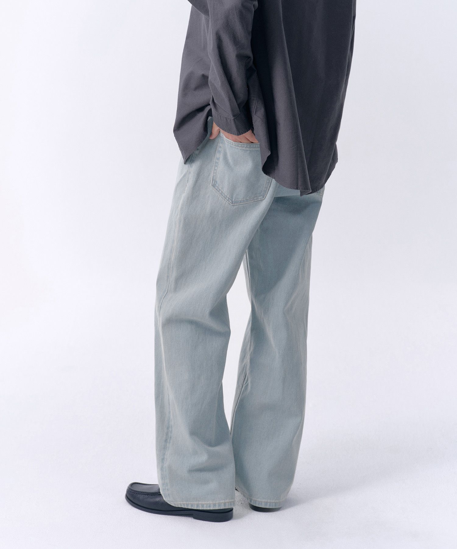 ★MUSINSA STANDARD★ Big Wide Denim Pants Bleach MMDNP520-BH MUSINSA | MUSINSA STANDARD Wide denim pants [bleach]