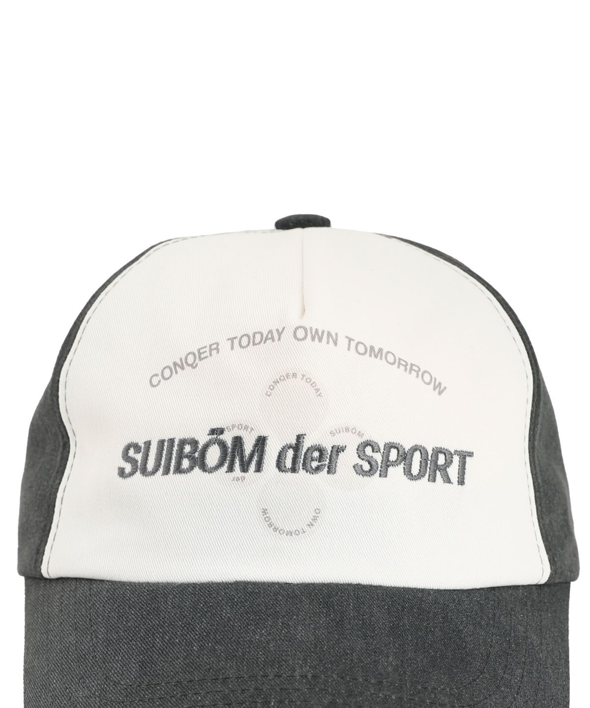 수이봄(SUIBOM) 수이봄 더 스포츠 볼캡 - 오프 화이트 / 피그먼트 블랙
