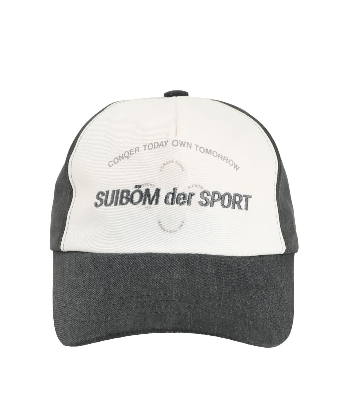 수이봄(SUIBOM) 수이봄 더 스포츠 볼캡 - 오프 화이트 / 피그먼트 블랙