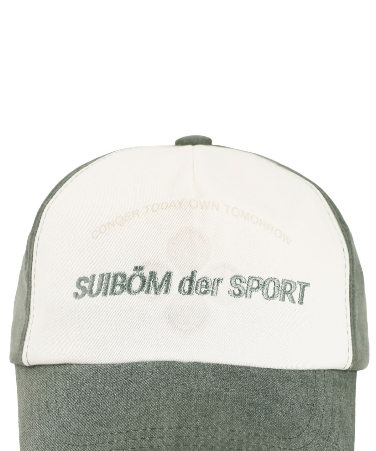 수이봄(SUIBOM) 수이봄 더 스포츠 볼캡 - 오프 화이트 / 피그먼트 카키