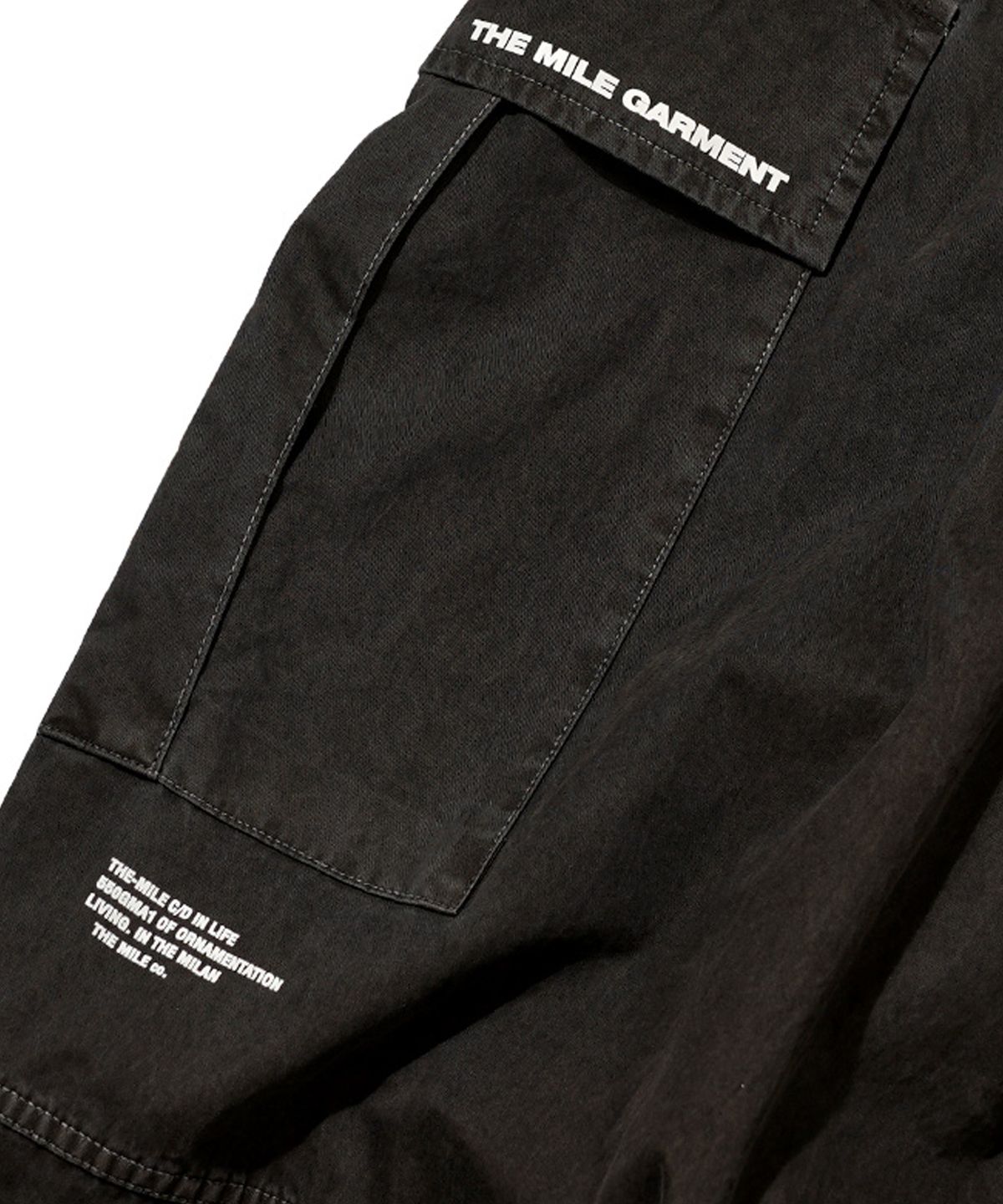 더마일(THEMILE) CN PIECE DYDING BALLON PANTS [D.GREY]