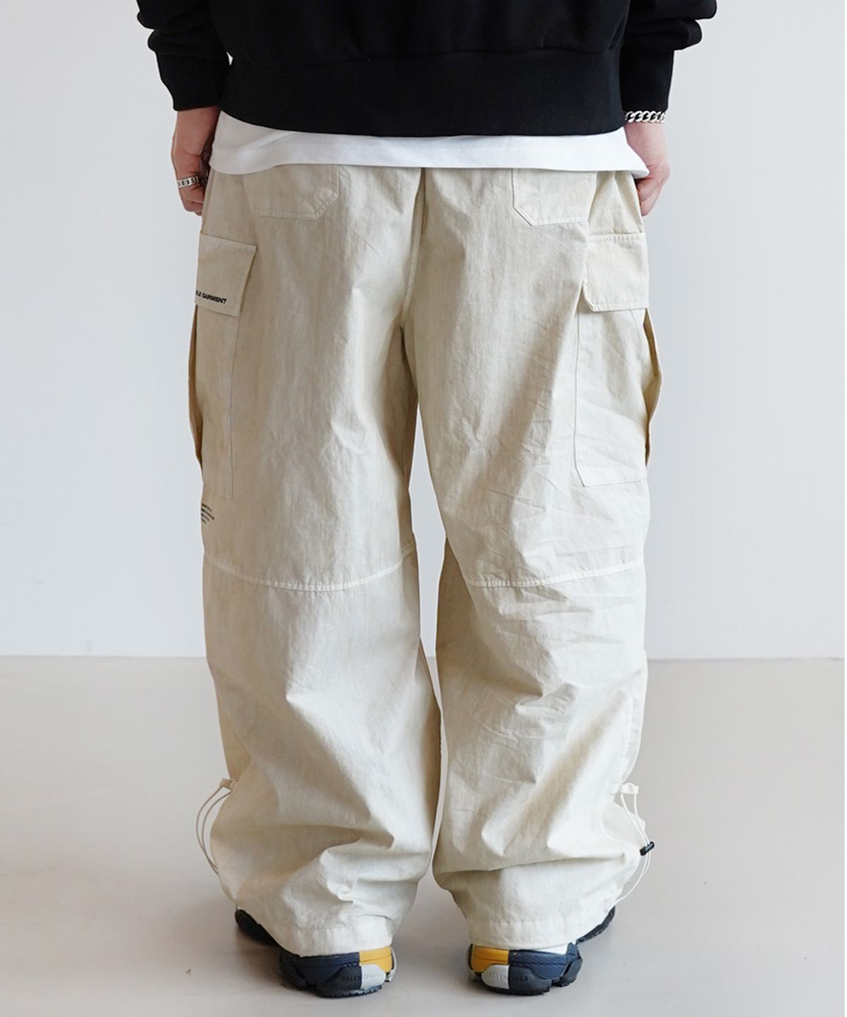 더마일(THEMILE) CN PIECE DYDING BALLON PANTS [BEIGE]