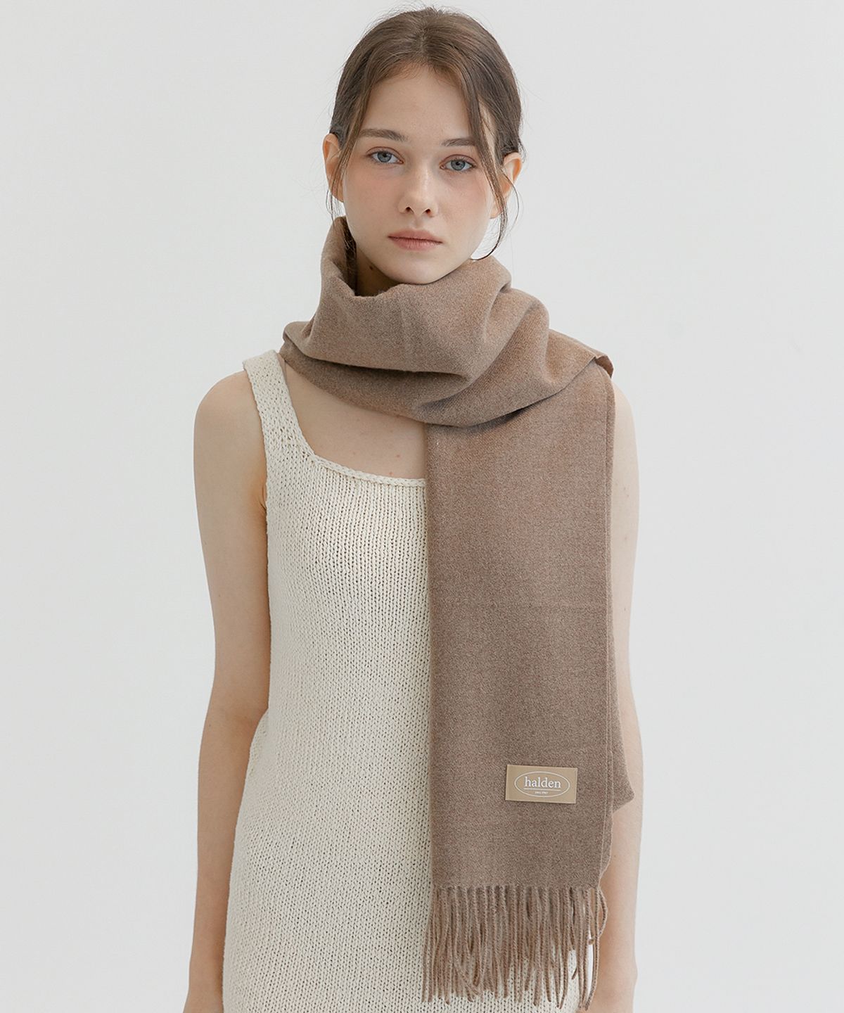 할렌(HALDEN) premium mild muffler (M029_dark beige)