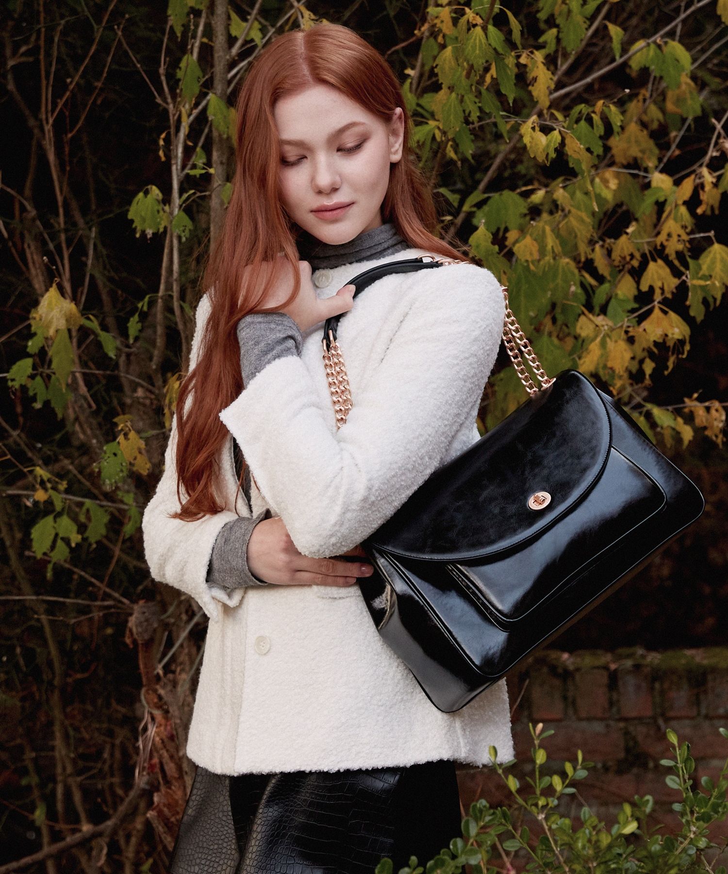 ◆VALLUAT◆ Ruming bagBlack 6-81 Delvaux Black Supple Calf Tempête GM Bag ○ Labellov ○ Buy