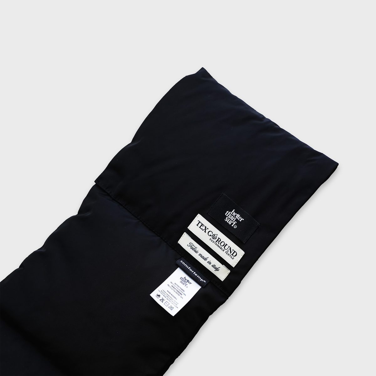 배러댄서프(BETTER THAN SURF) PADDED MUFFLER - BLACK 배러댄서프 패딩 머플러 - 블랙