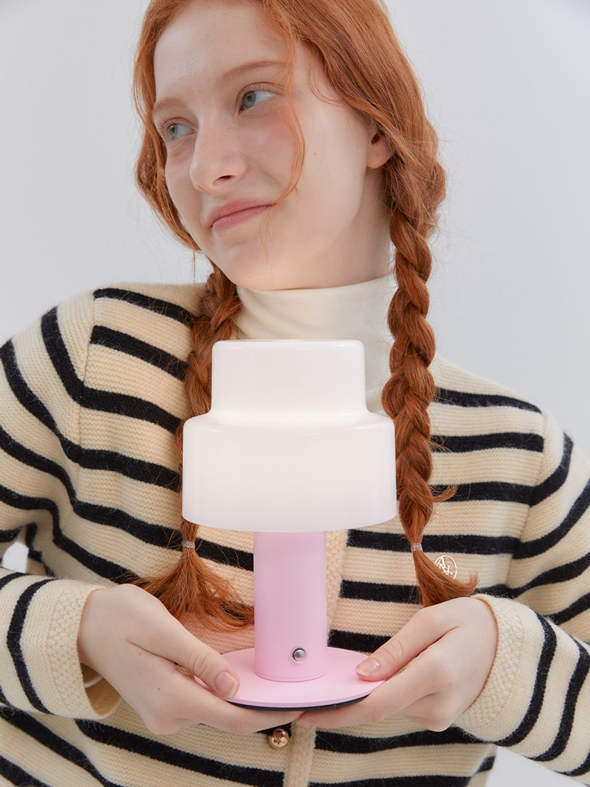 아노에틱(ANOETIC) SIGMA CAKE PORTABLE STAND LAMP_PINK