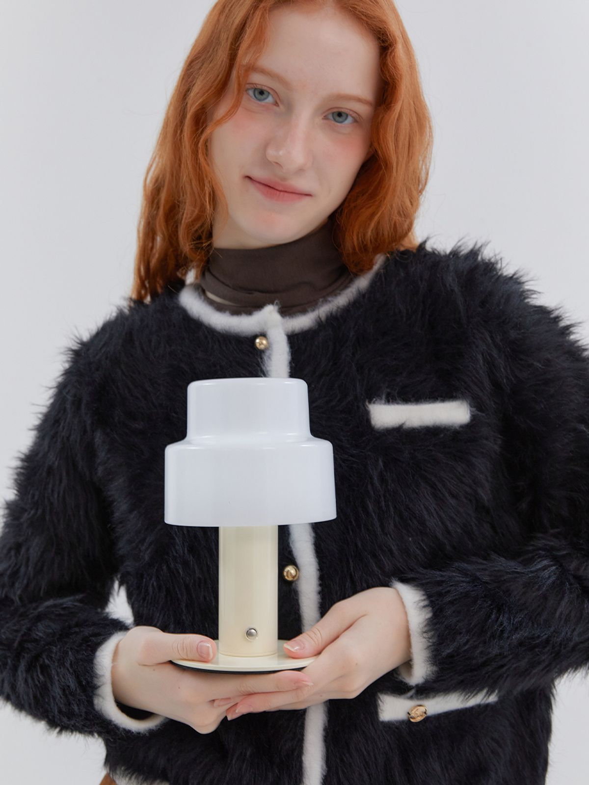 아노에틱(ANOETIC) SIGMA CAKE PORTABLE STAND LAMP_CREAM YELLOW