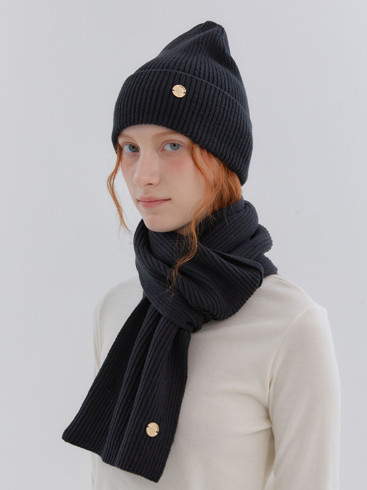 아노에틱(ANOETIC) ANC BEANIE & MUFFLER & GLOVES SET_BLACK
