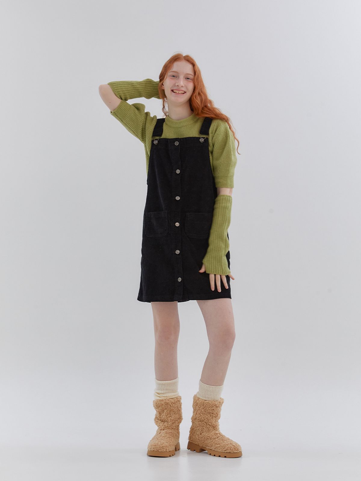 아노에틱(ANOETIC) WARMER KNIT SWEATER_GREEN