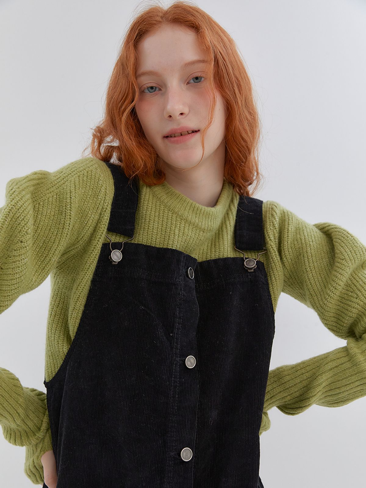 아노에틱(ANOETIC) WARMER KNIT SWEATER_GREEN