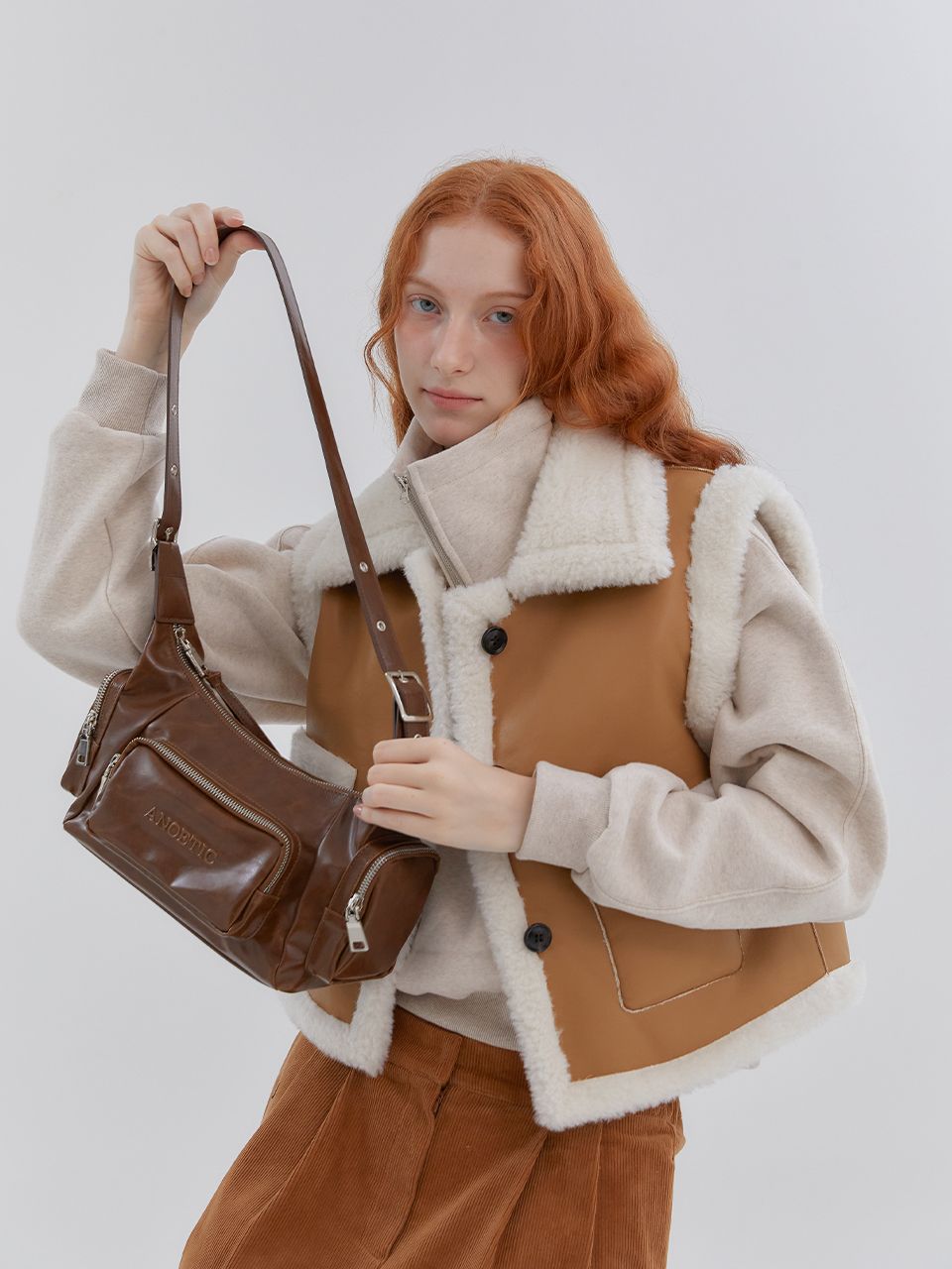 ★ANOETIC★ ANC POCKET BAGBROWN m1037_1140581 MUSINSA | ANOETIC ANC POCKET BAG_BROWN