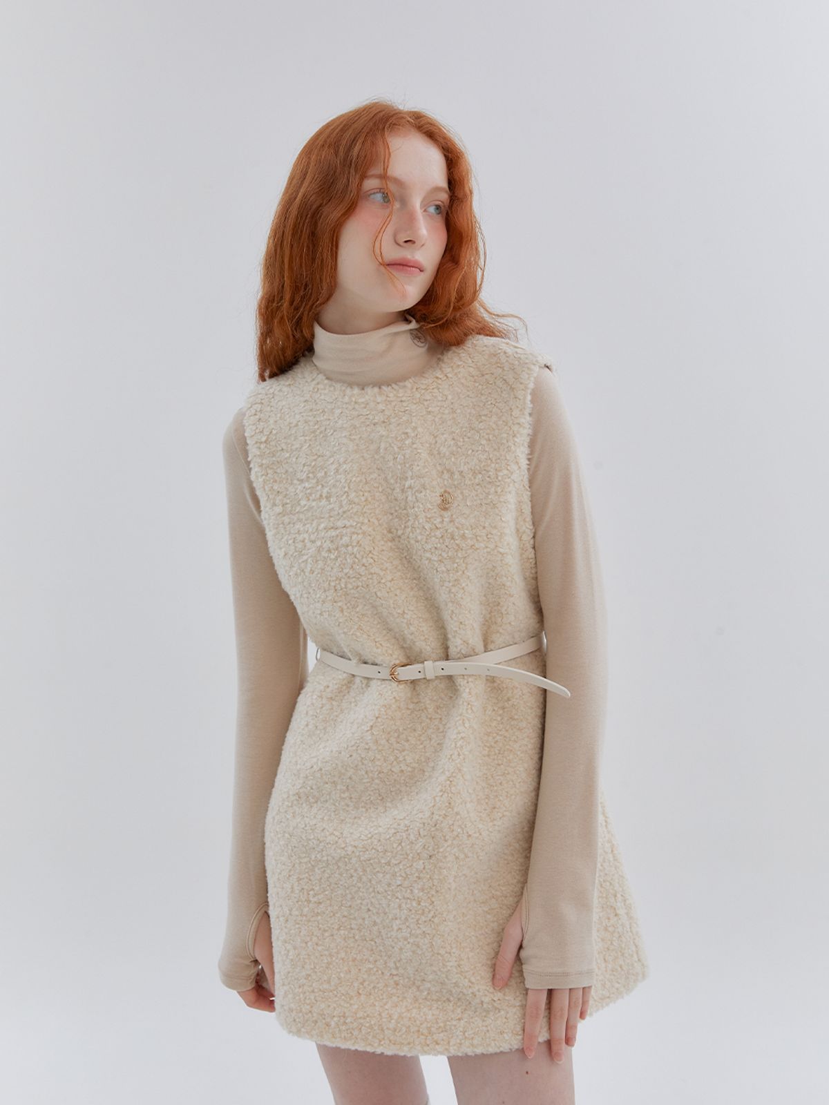 아노에틱(ANOETIC) WARMER TURTLENECK TOP_BEIGE