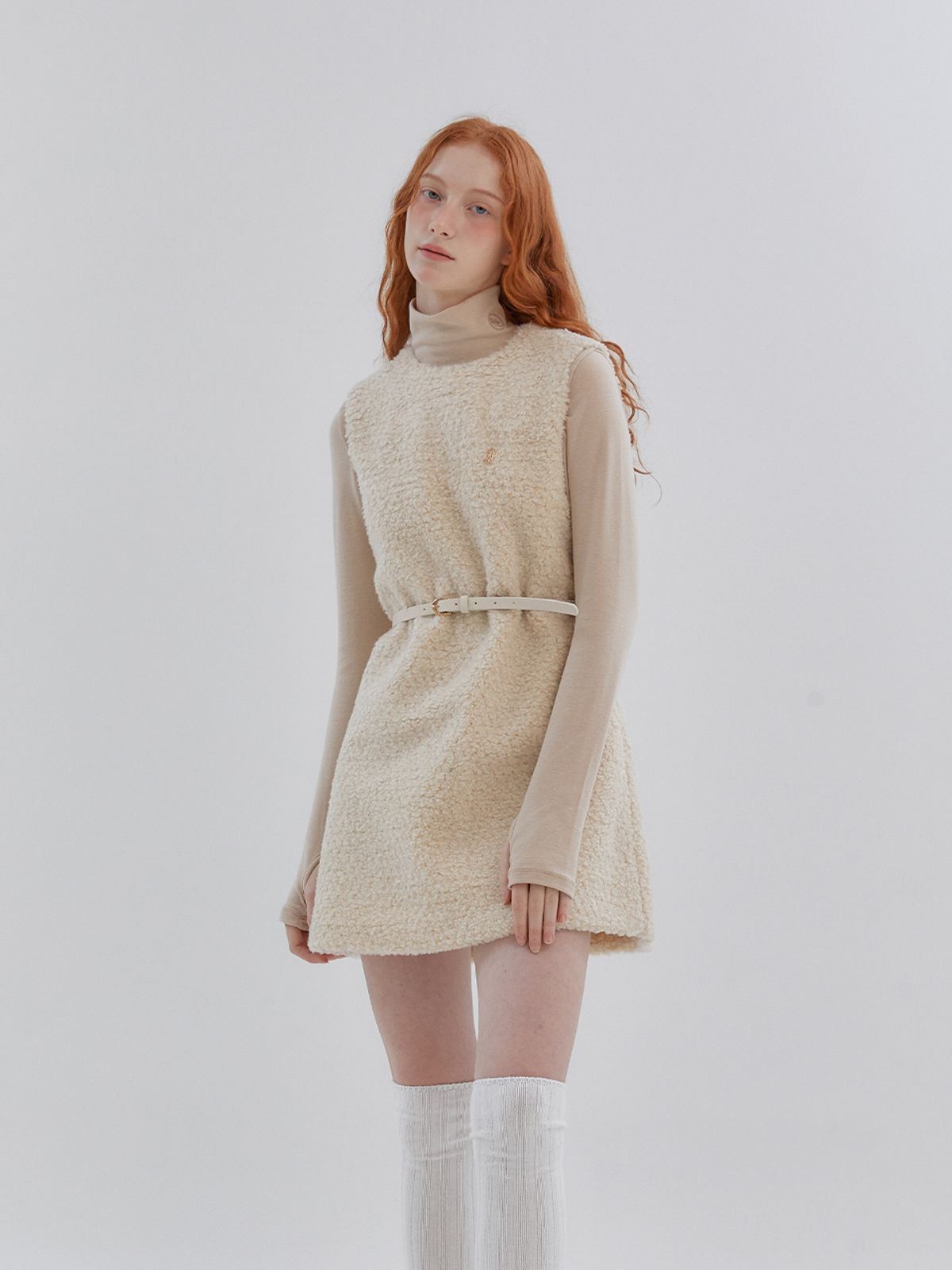 아노에틱(ANOETIC) WARMER TURTLENECK TOP_BEIGE
