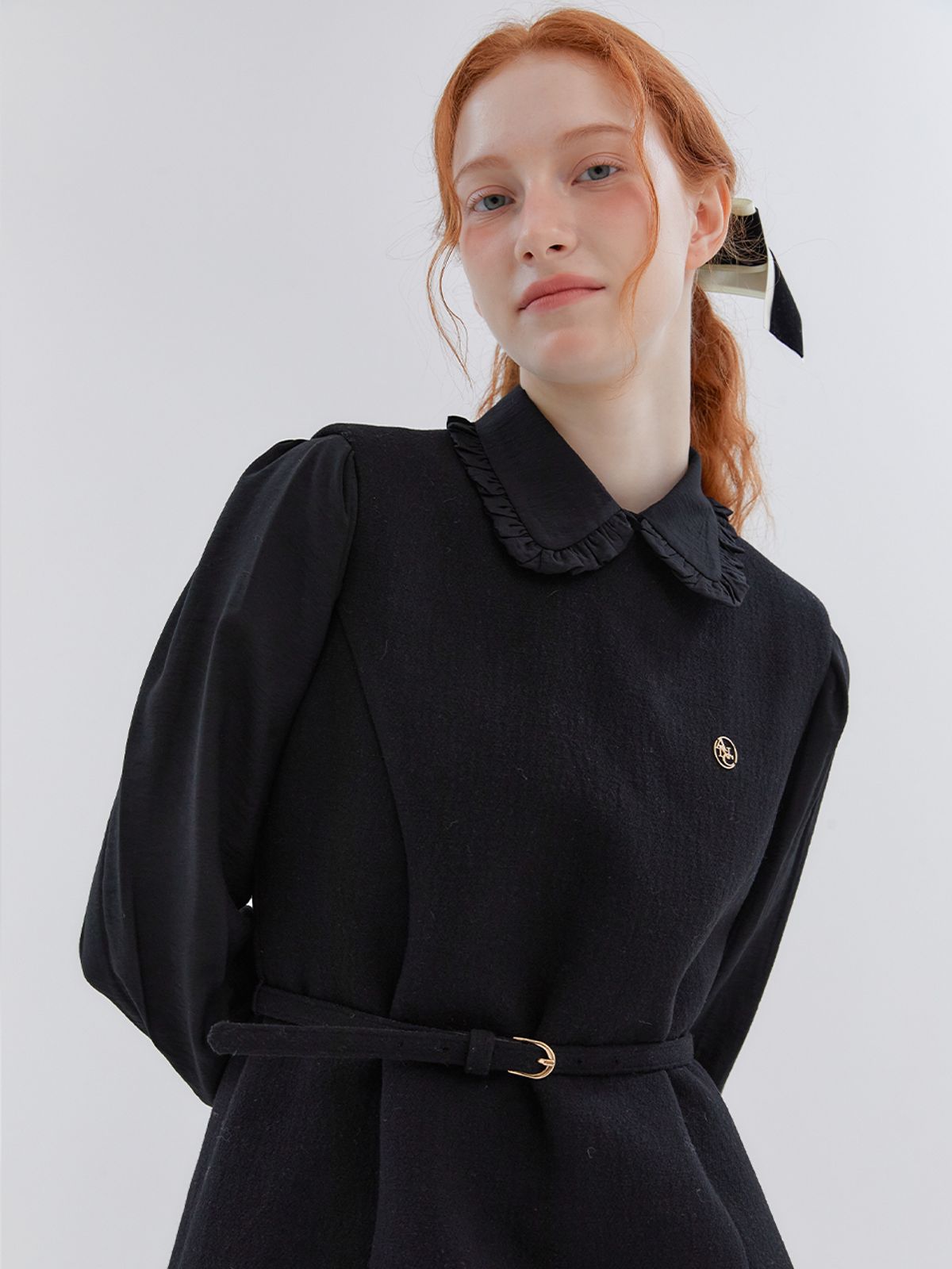 아노에틱(ANOETIC) ANC BELT SLEEVELESS ONE-PIECE_BLACK