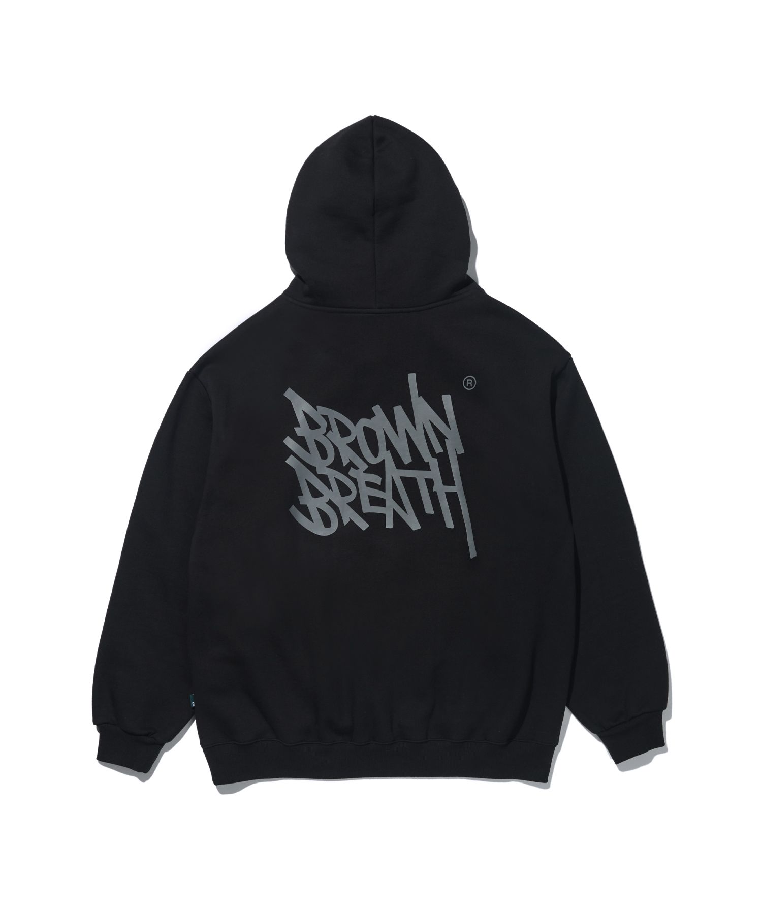 ★BROWNBREATH★TAG HOODIE★ LEAF TAG HOODIE - BROWN - Brownbreath Online Store