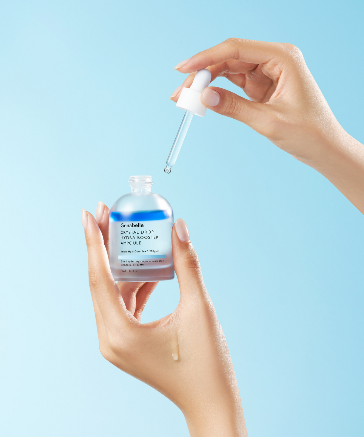 제나벨(GENABELLE) 크리스탈 드롭 하이드라 부스터 앰플 30ml
