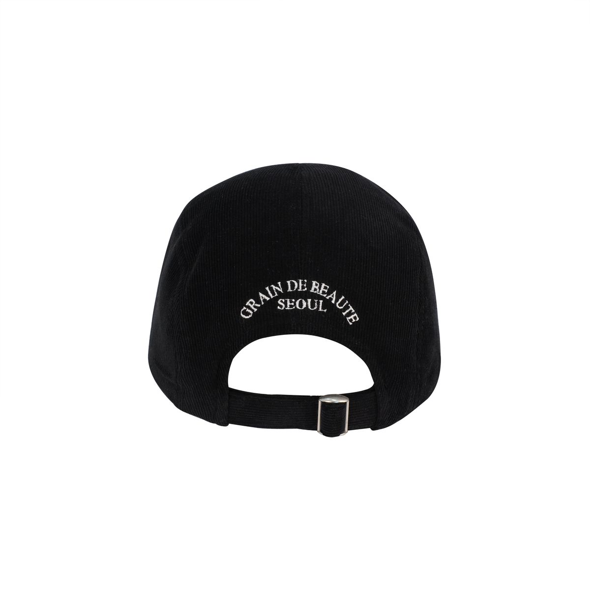 그랭드보떼(GRAIN DE BEAUTE) CORDUROY CAMP CAP [BLACK]