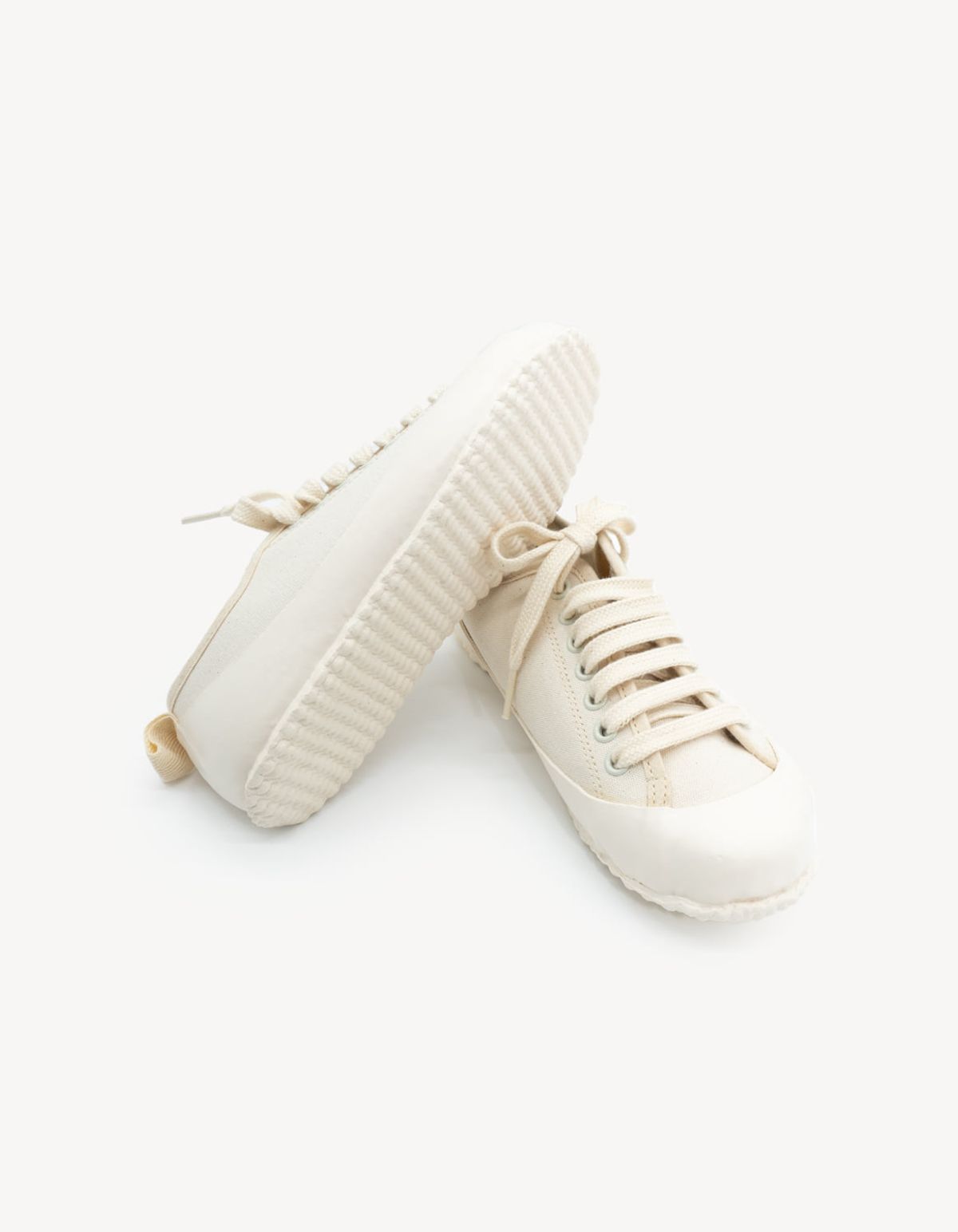 노스 씨 클로딩(NORTH SEA CLOTHING) 마린 타입 2 레이스업 데크 슈즈 에크루