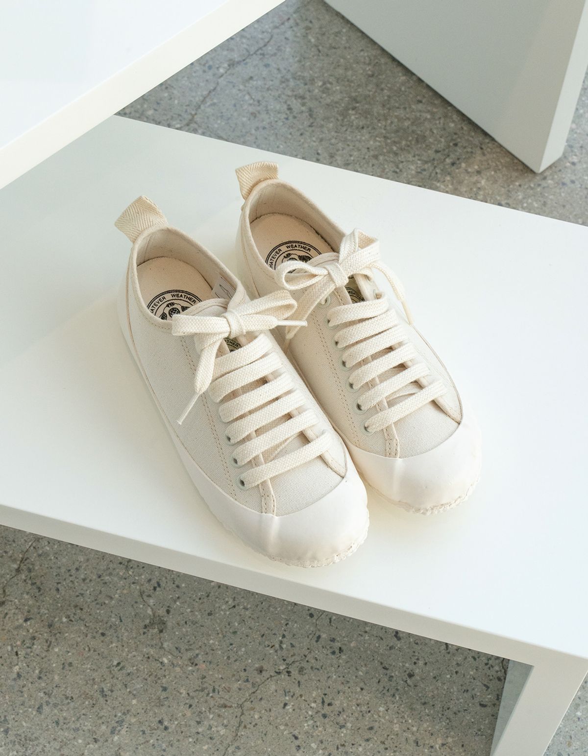 노스 씨 클로딩(NORTH SEA CLOTHING) 마린 타입 2 레이스업 데크 슈즈 에크루