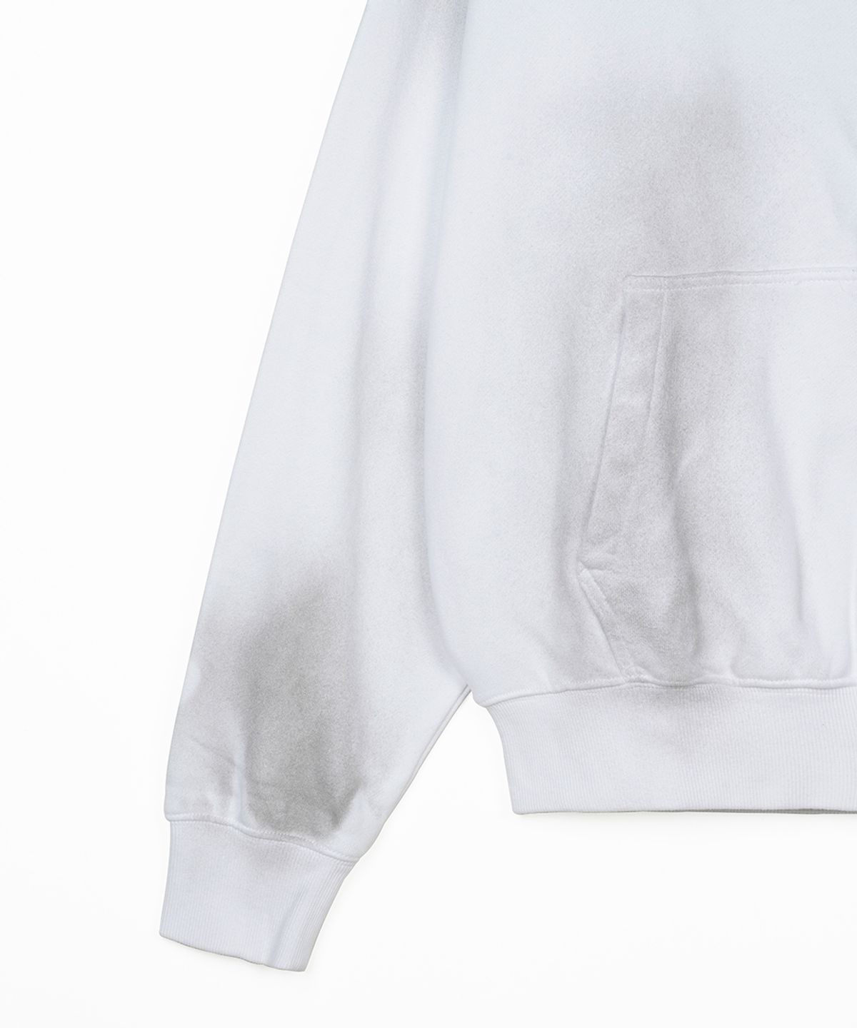 에프디알(FDR) Gradation Washed Disk Logo Hood Zip-Up_Cream