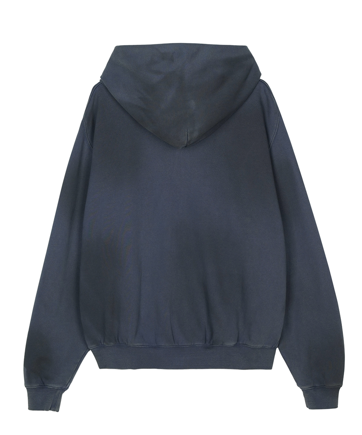 에프디알(FDR) Gradation Washed Disk Logo Hood Zip-Up_Slate Gray