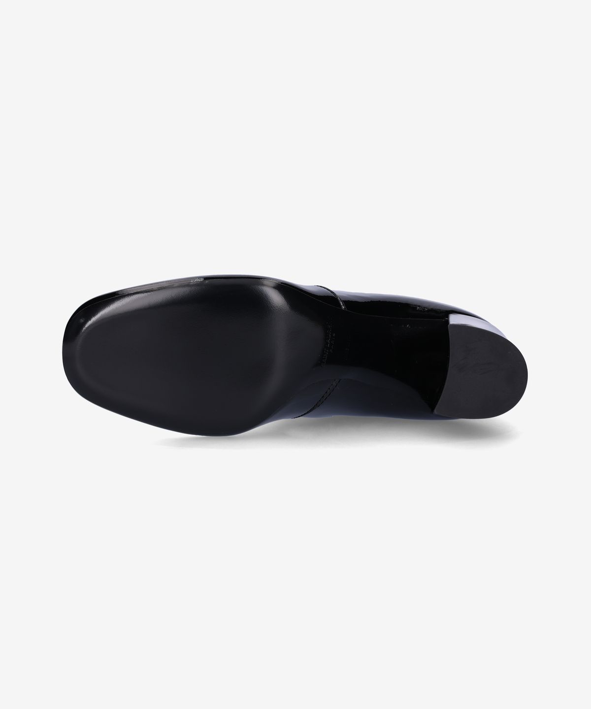 생로랑(SAINT LAURENT) 페이턴트 레더 롱 부츠 - 블랙 / 7576011TV001000