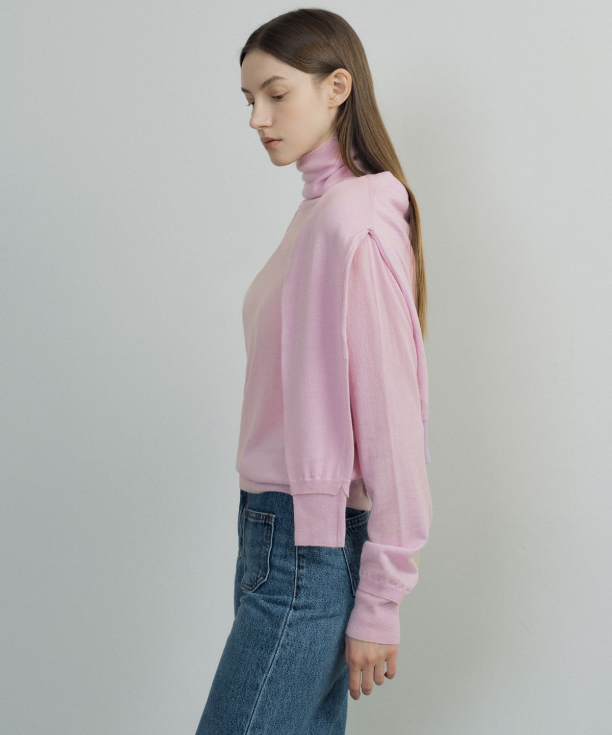 오떼뜨(OCTETTE) MARINO WOOL POLO NECK KNIT_3COLOR