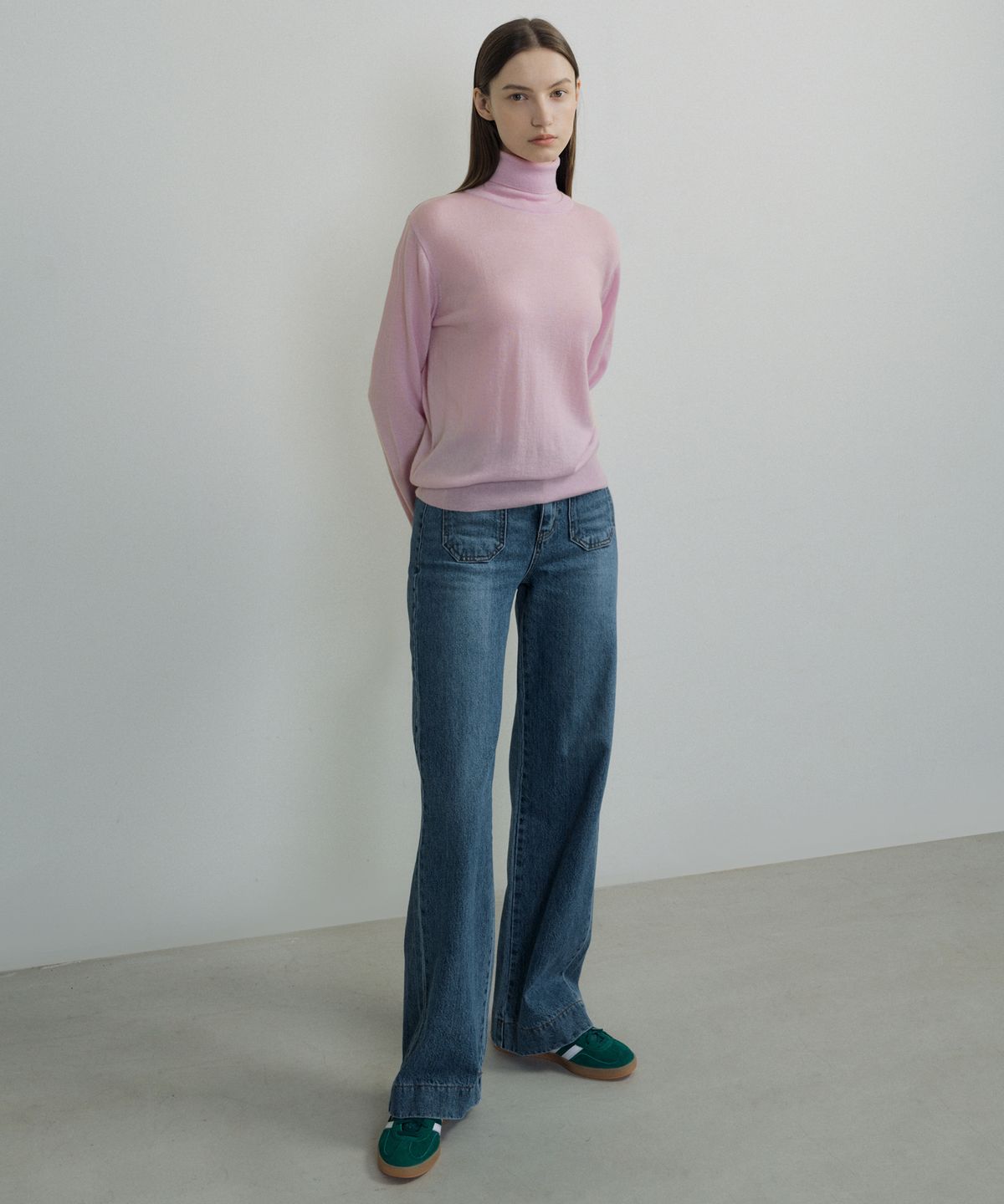 오떼뜨(OCTETTE) MARINO WOOL POLO NECK KNIT_3COLOR