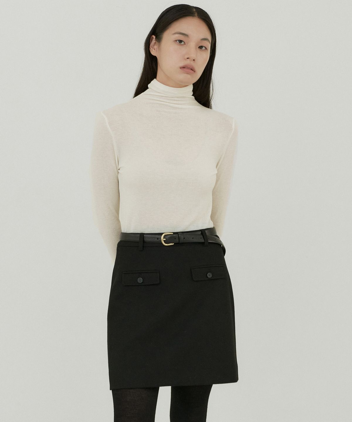오떼뜨(OCTETTE) BASIC POLA T-SHIRT_3COLOR