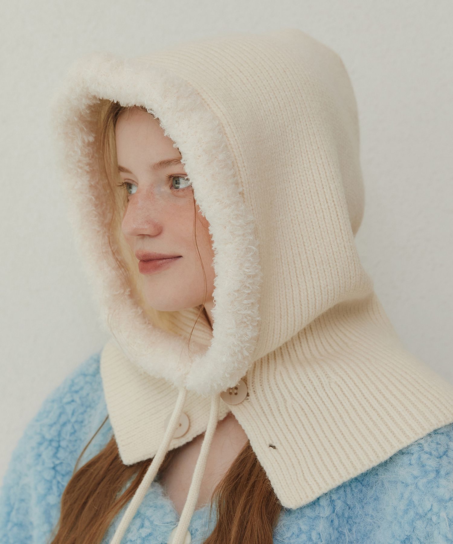 フーディバラクラバ Soft Melange Hoodie Balaclava/TATIANA MUSINSA | TATIANA Soft Melange Hoodie Balaclava BA8027 6 Colors