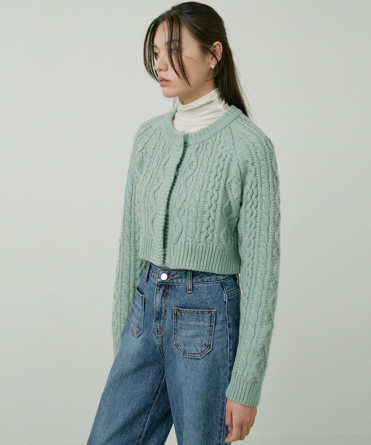 오떼뜨(OCTETTE) WOOL CABLE CARDICAN_3COLOR