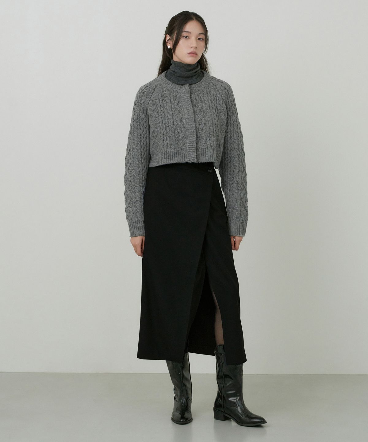 오떼뜨(OCTETTE) WOOL CABLE CARDICAN_3COLOR