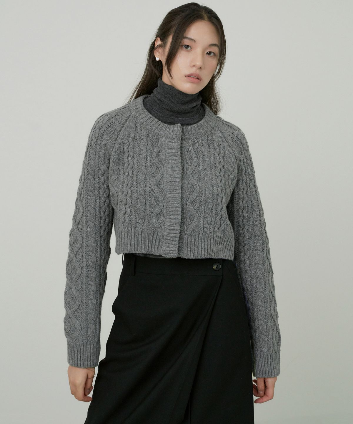 오떼뜨(OCTETTE) WOOL CABLE CARDICAN_3COLOR